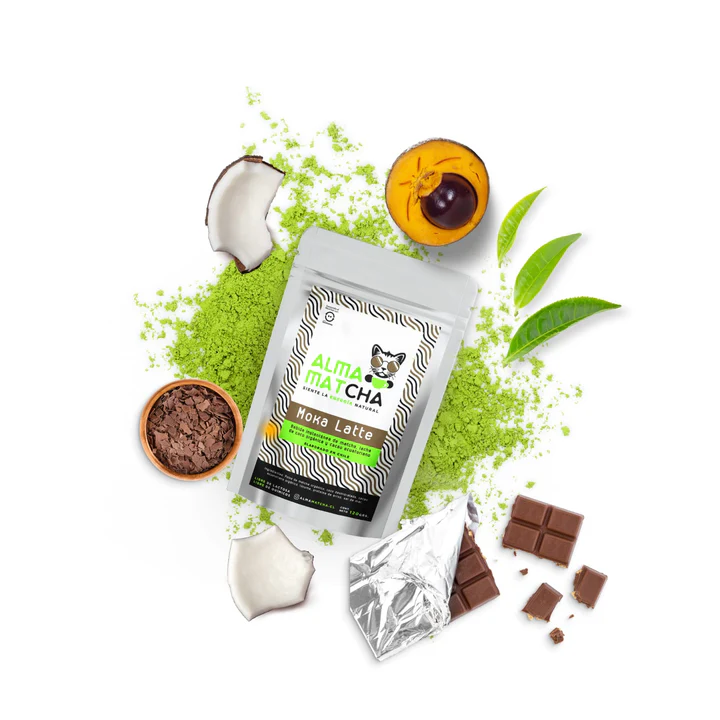 Té Moka Matcha Latte 120 gr (con cacao y lúcuma) - Imagen 2