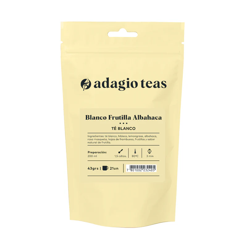 Adag Blanco Frutilla Albahaca